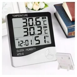 STACJA POGODOWA TERMO-HIGROMETR Z SONDĄ ZEWNĘTRZNĄ LCD ALARM
