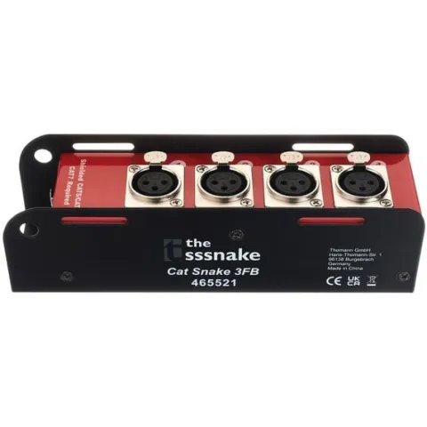 Stagebox pasywny RJ45 na 4x XLR żeński - the sssnake Cat Snake 3FB