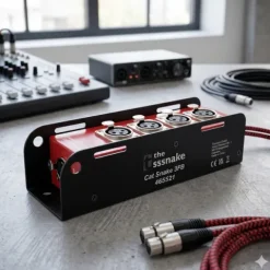 Stagebox pasywny RJ45 na 4x XLR żeński - the sssnake Cat Snake 3FB