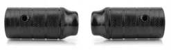 Stalowe pegi podpórki do roweru BMX wymiar 110mm x 50 mm - czarne gwint M14