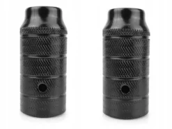 Stalowe pegi podpórki do roweru BMX wymiar 110mm x 50 mm - czarne gwint M14