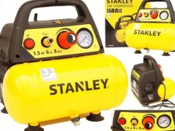 STANLEY KOMPRESOR BEZOLEJOWY SPRĘŻARKA 6L 8 bar