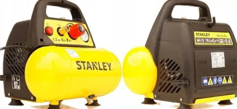 STANLEY KOMPRESOR BEZOLEJOWY SPRĘŻARKA 6L 8 bar