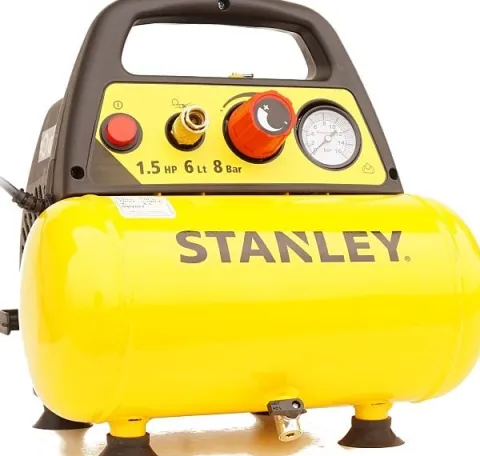 STANLEY KOMPRESOR SPRĘŻARKA 6L 8 BAR + ZESTAW 6el.