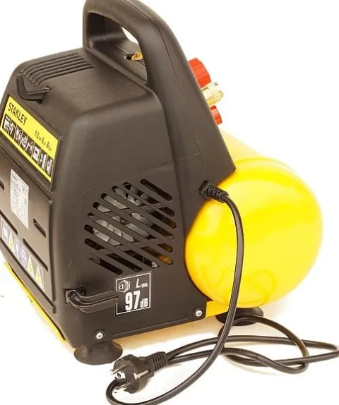 STANLEY KOMPRESOR SPRĘŻARKA 6L 8 BAR + ZESTAW 6el.