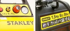 STANLEY KOMPRESOR SPRĘŻARKA 6L 8 BAR + ZESTAW 6el.