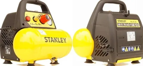 STANLEY KOMPRESOR SPRĘŻARKA 6L 8 BAR + ZESTAW 6el.