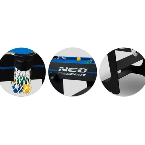 Stół bilardowy 6ft zestaw stół do bilarda bilard duży Neo-Sport NS-808