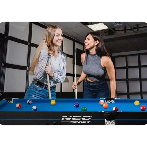Stół bilardowy 6ft zestaw stół do bilarda bilard duży Neo-Sport NS-808
