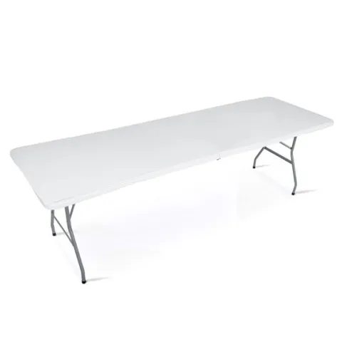 Stół cateringowy ogrodowy składany 244 cm Plonos biały