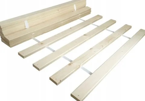 STELAŻ DO ŁÓŻKA 140X200 DREWNIANY ROLOWANY 12 LISTEW