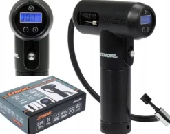 STHOR MINI KOMPRESOR SAMOCHODOWY 100PSI 25L/MIN BEZPRZEWODOWY LED POMPKA