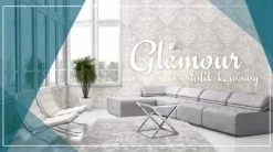 Stolik Ława Szklana Stół Kawowy Hartowany 50x50 GLAMOUR 19-1
