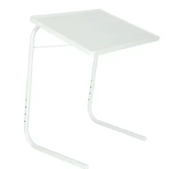Stolik boczny pod laptopa składany 52 x 40 cm biały