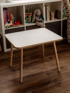 Stolik dla dzieci prostokąt biały