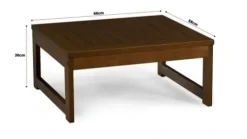 Stolik ogrodowy taras drewno Chillout Table HB