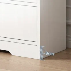 STOLIK SZAFKA RTV POD TELEWIZOR KOMODA BIAŁA TV STOJĄCA NOWOCZESNA 120 CM