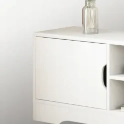 STOLIK SZAFKA RTV POD TELEWIZOR KOMODA BIAŁA TV STOJĄCA NOWOCZESNA 120 CM