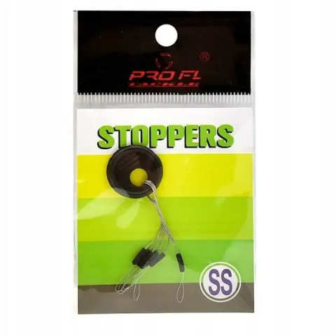 STOPER stopery czarne Cylindryczne Małe rozmiar SS - 6 szt