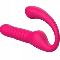 Strap-on bez uprzęży, silikonowy, penetracyjny ruch