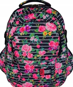 ST.RIGHT PLECAK SZKOLNY MŁODZIEŻOWY LIGHT ROSE