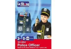 Strój Przebranie Policjanta + Akcesoria Odznaka