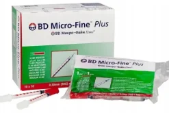 Strzykawki insulinowe BD 1ml U40 G30x8mm 100 szt.