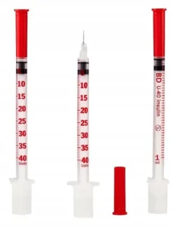 Strzykawki insulinowe BD 1ml U40 G30x8mm 100 szt.