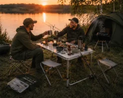Stół Stolik Turystyczny Składany+ 4 krzesełka 120x60 Kempingowy