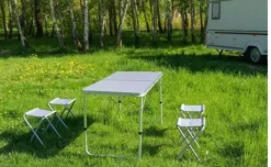 stół turystyczny 4 krzesła składany kemping piknik