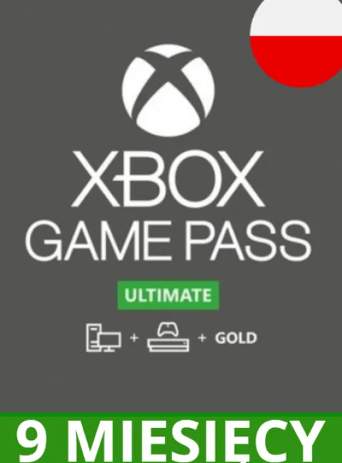 SUBSKRYPCJA XBOX GAME PASS ULTIMATE 9 MIESIĘCY - BEZ VPN