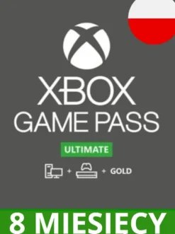 SUBSKRYPCJA XBOX GAME PASS ULTIMATE 8 MIESIĘCY - BEZ VPN