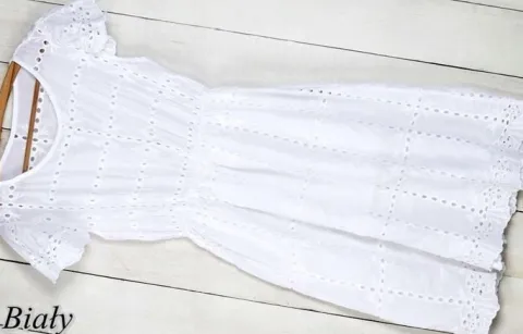 624 SUBTELNA SUKIENKA BOHO GIPIURA KORONKA