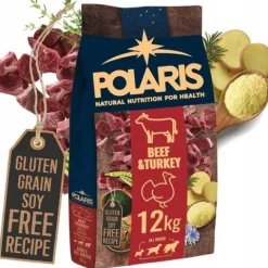 SUCHA KARMA DLA PSA POLARIS ADULT BEZ ZBÓŻ WOŁOWINA INDYK 12KG ŚWIEŻE