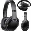Słuchawki Bezprzewodowe TONSIL R35 Nauszne Bluetooth 5.3 ANC PRO BT Czarne