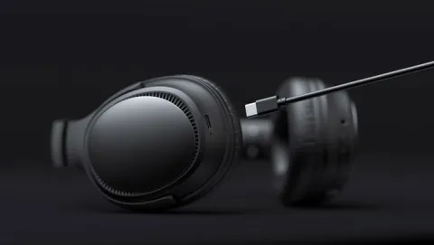 Słuchawki Bezprzewodowe TONSIL R35 Nauszne Bluetooth 5.3 ANC PRO BT Czarne