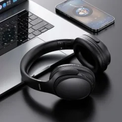 Słuchawki Bezprzewodowe TONSIL R35 Nauszne Bluetooth 5.3 ANC PRO BT Czarne