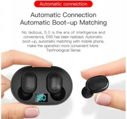 Słuchawki bluetooth E6s różowy