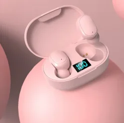 Słuchawki bluetooth E6s różowy