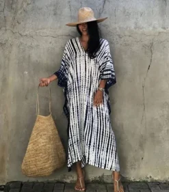 Sukienka PAREO na plażę PLAŻOWE długa LETNIA narzutka tunika BOHO