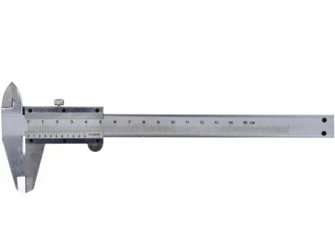 Suwmiarka stalowa GEKO 150 mm 0,05 mm analogowa noniuszowa dwuszczękowa