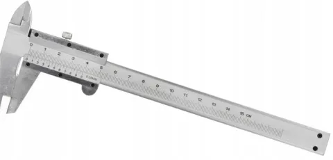 Suwmiarka stalowa GEKO 150 mm 0,05 mm analogowa noniuszowa dwuszczękowa