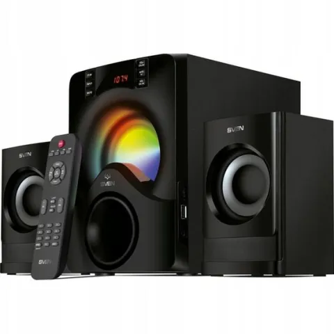 SVEN MS-312 głośniki komputerowe 2.1 BLUETOOTH, USB, FM, WYŚWIETLACZ, PILOT