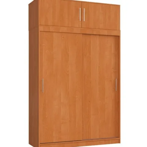 Szafa przesuwna z nadstawką 150 cm 4 drzwi - olcha