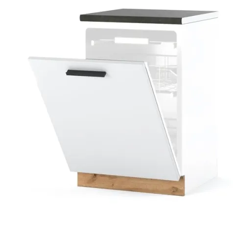 Szafka Kuchenna Front Do Zabudowy Zmywarki 60cm Blande Wotan Biały Mat