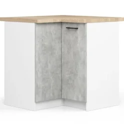 SZAFKA KUCHENNA OLIWIA S 90/90cm + BLAT BIAŁA / BETON
