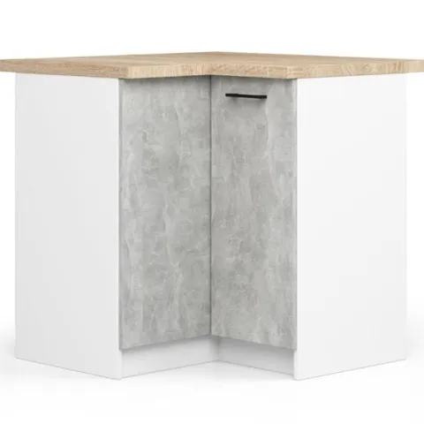 SZAFKA KUCHENNA OLIWIA S 90/90cm + BLAT BIAŁA / BETON