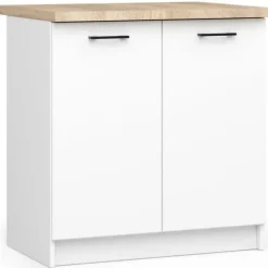SZAFKA KUCHENNA OLIWIA S 80cm 2D BIAŁA