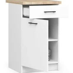 SZAFKA KUCHENNA OLIWIA S 40cm 1D 1S BIAŁA