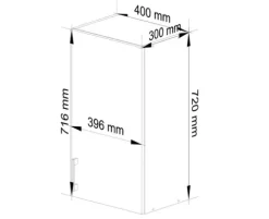 SZAFKA KUCHENNA WISZĄCA W 40cm D1 H720 LIMA